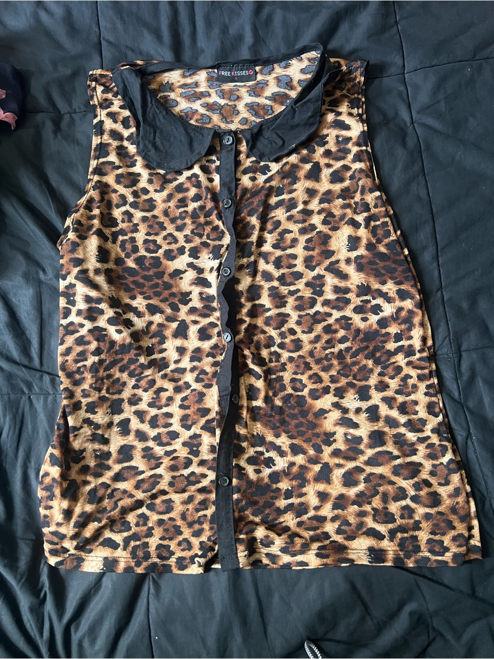 Leopard Print Sleeveless Top
